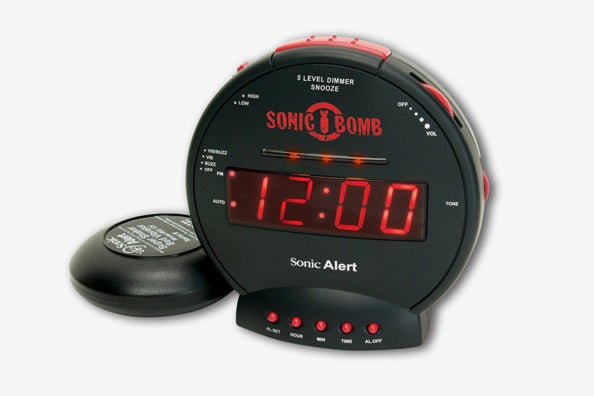 Sonic Alert Sonic Bomb Loud Dual Alarm Clock.